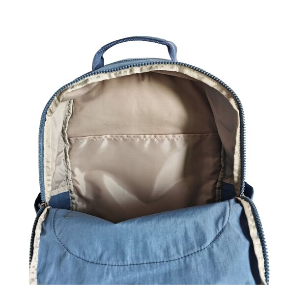 Vintage brand new Extra Large 47cm xl 17" Laptop Kipling Seoul Backpack Blue - Picture 13 of 14